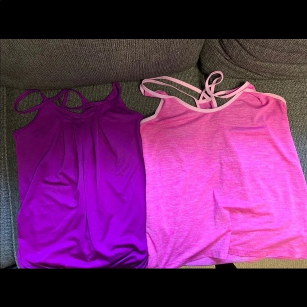 TWO WORKOUT TANKS